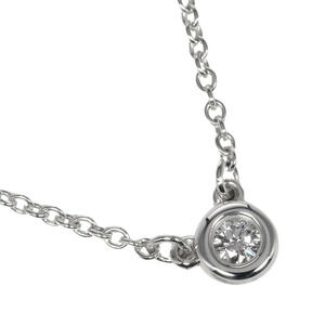 Tiffany Co By the Yard Necklace Sterling Silver Diamond